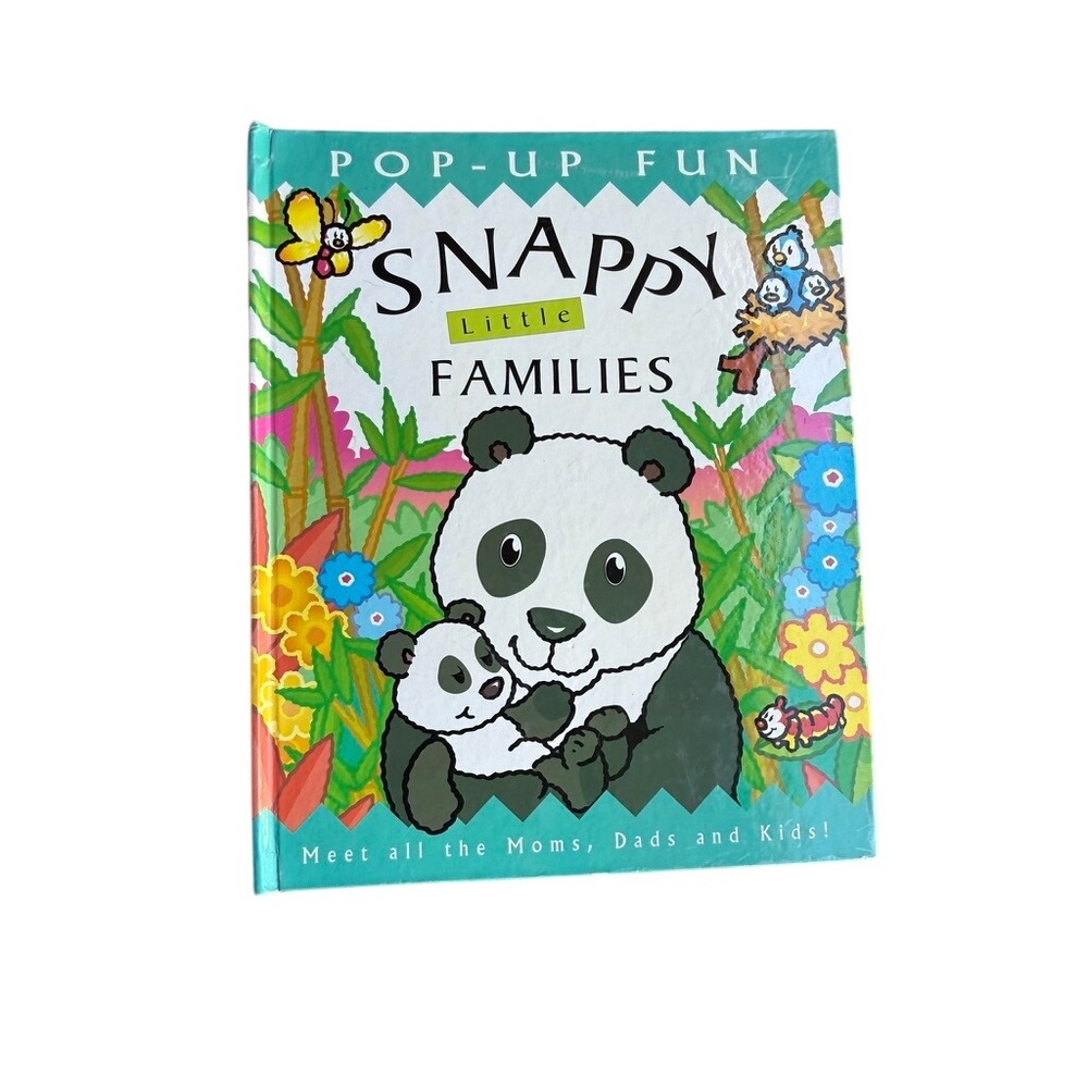 Vintage 2001 Snappy Little Families Pop-Up Children's Book Dugald Steer